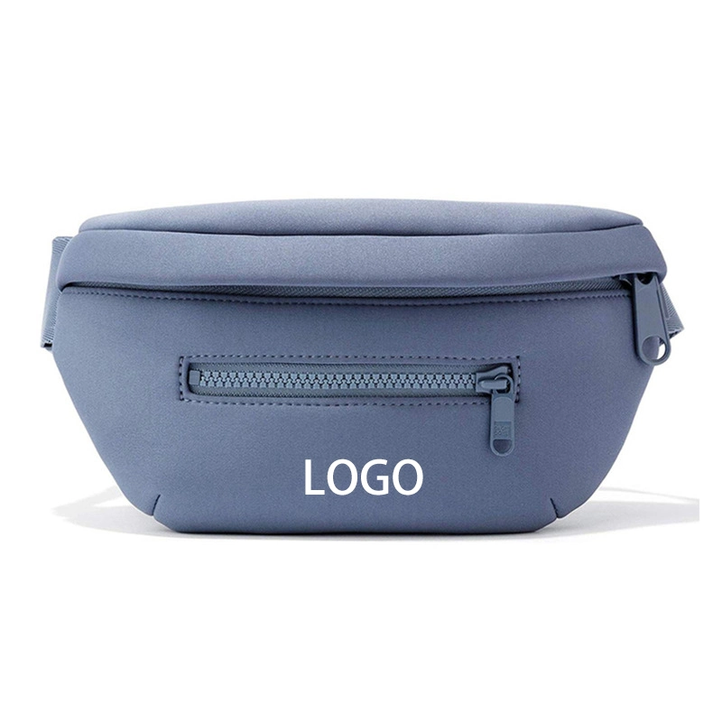 Factory Custom Fashion Waterproof Neoprene Waist Bag Fanny Pack for Travel Walking Running Hiking