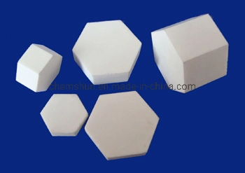 El desgaste de cerámica de alúmina Hexagon Mat/Mosaico revestimiento de cerámica de alúmina hexagonal