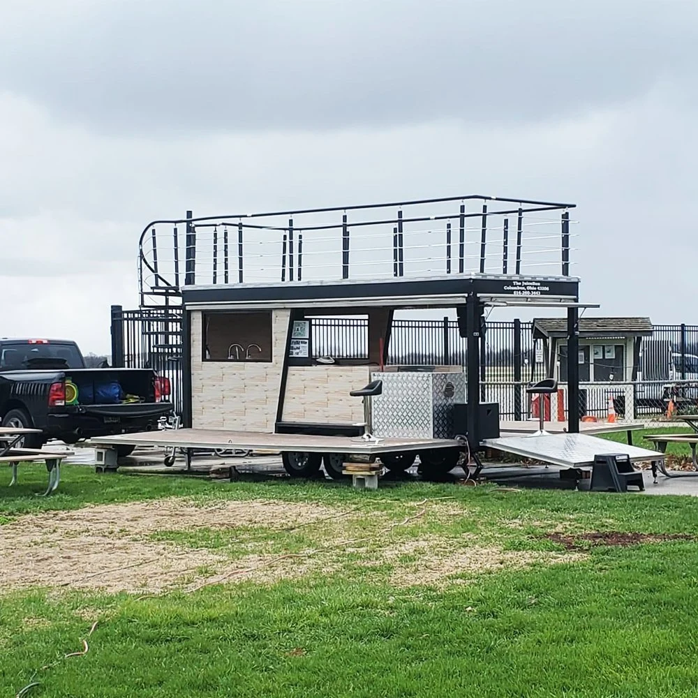 Mobile Food Trailer BBQ Food Truck Café Hotdog Carro de Alimentos Quiosco de comida al aire libre