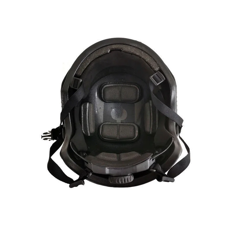 Police Helmet Black Custom Protective Game Equipment Plastic Military Safety Helmets