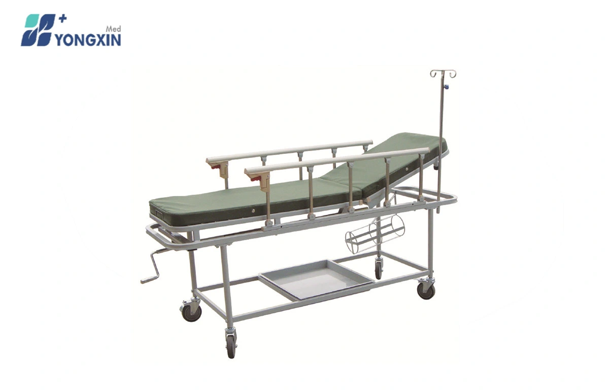 Yx-3 Hospital Equipment Stainless Steel Stretcher Patient Transfer Trolley