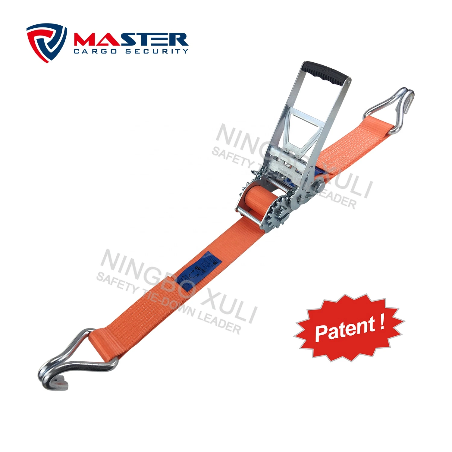 Ratchet Strap Metal Hardware Zinc Plating Double J Hook