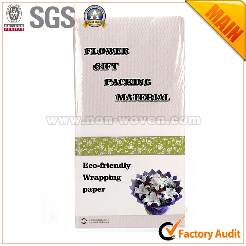 Nonwoven Flor de tela y materiales de embalaje de regalo nº 7 Crema