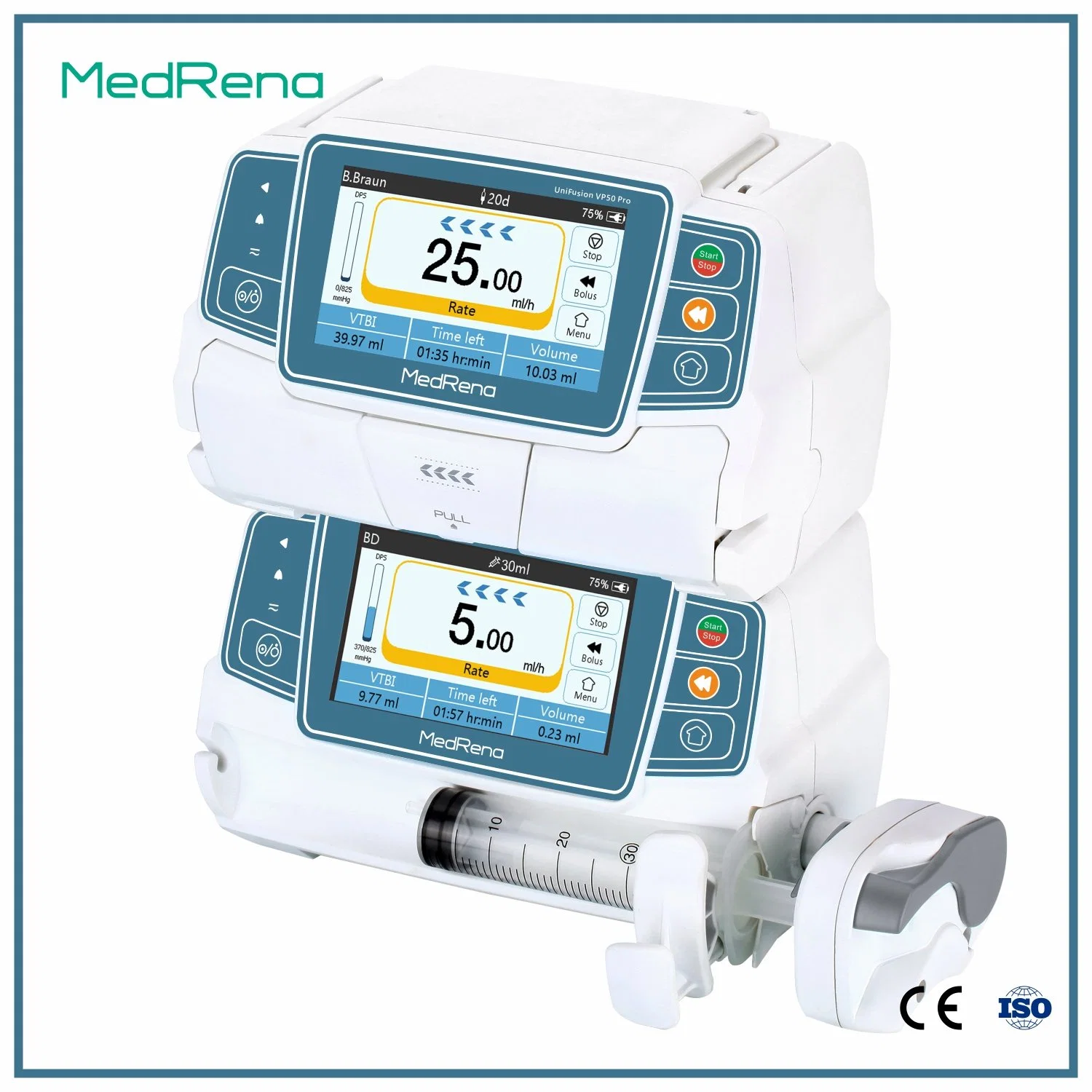 Cheap Cost Infusion Pump Hospital Single-Channel Micro Infusion Syringe Pump