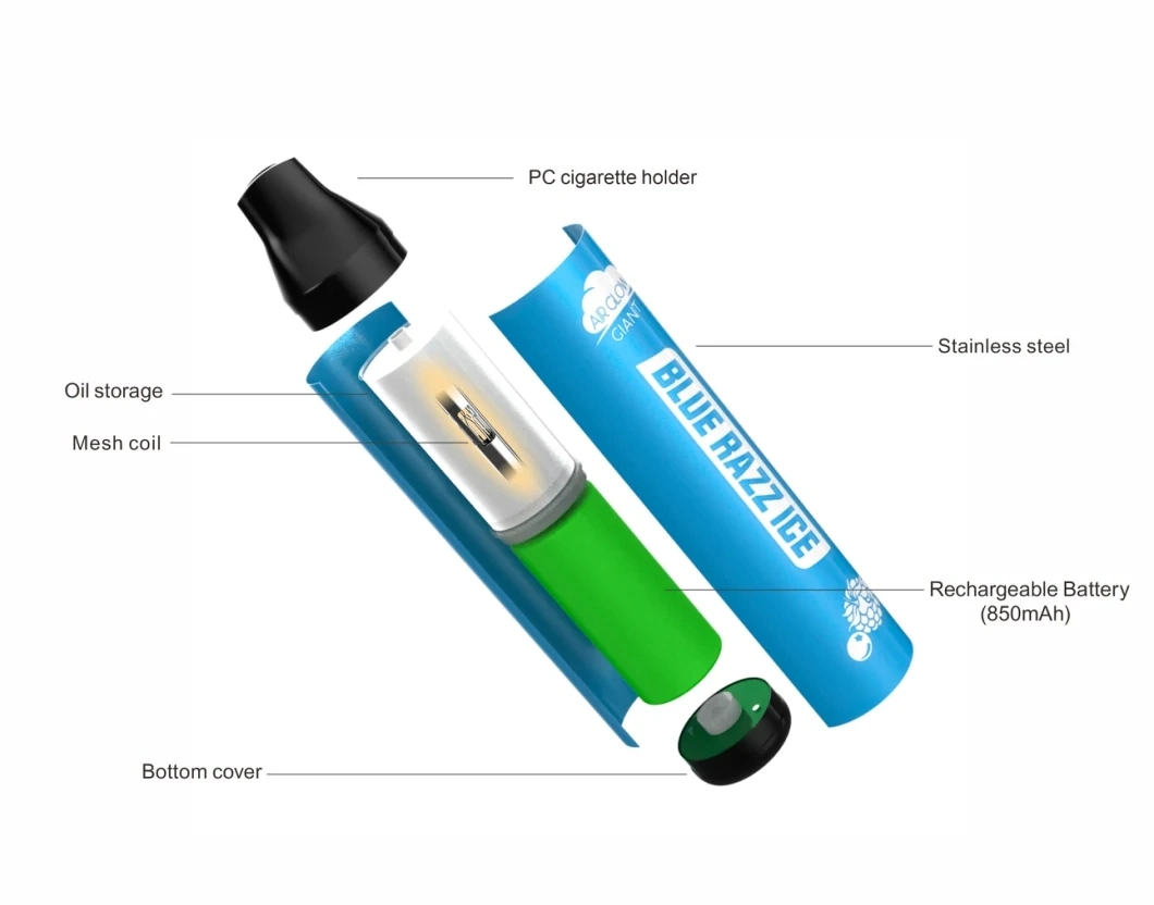 Mesh Coil High quality/High cost performance Big Puffs Big Smoke Customized Disposable/Chargeable Vape