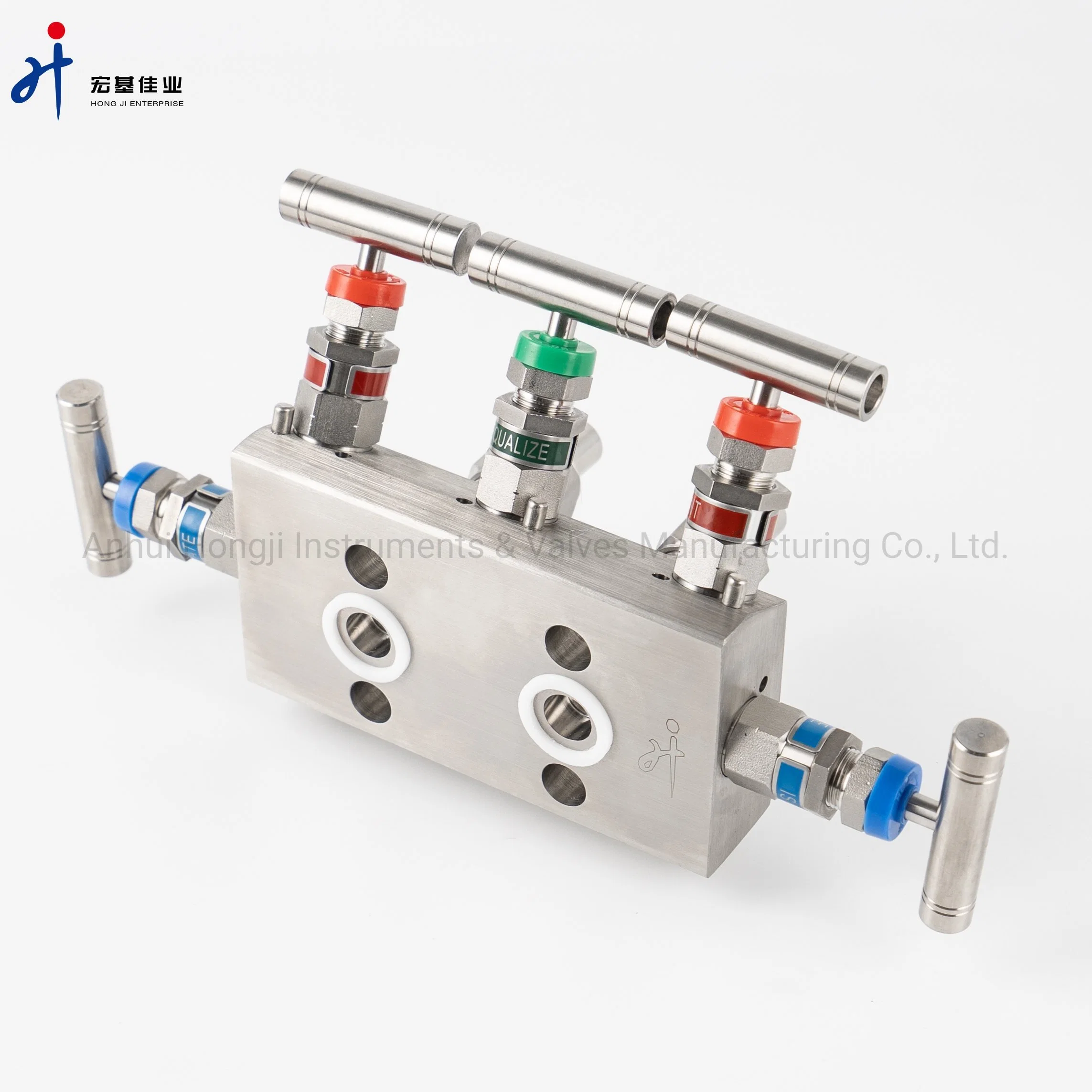 Forging Stainless Steel 5-Way Valve Manifolds Swagelok Type 6000psi