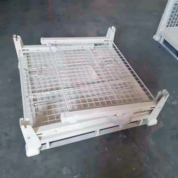 Stackable Foldable Metal Wire Cage Pallet