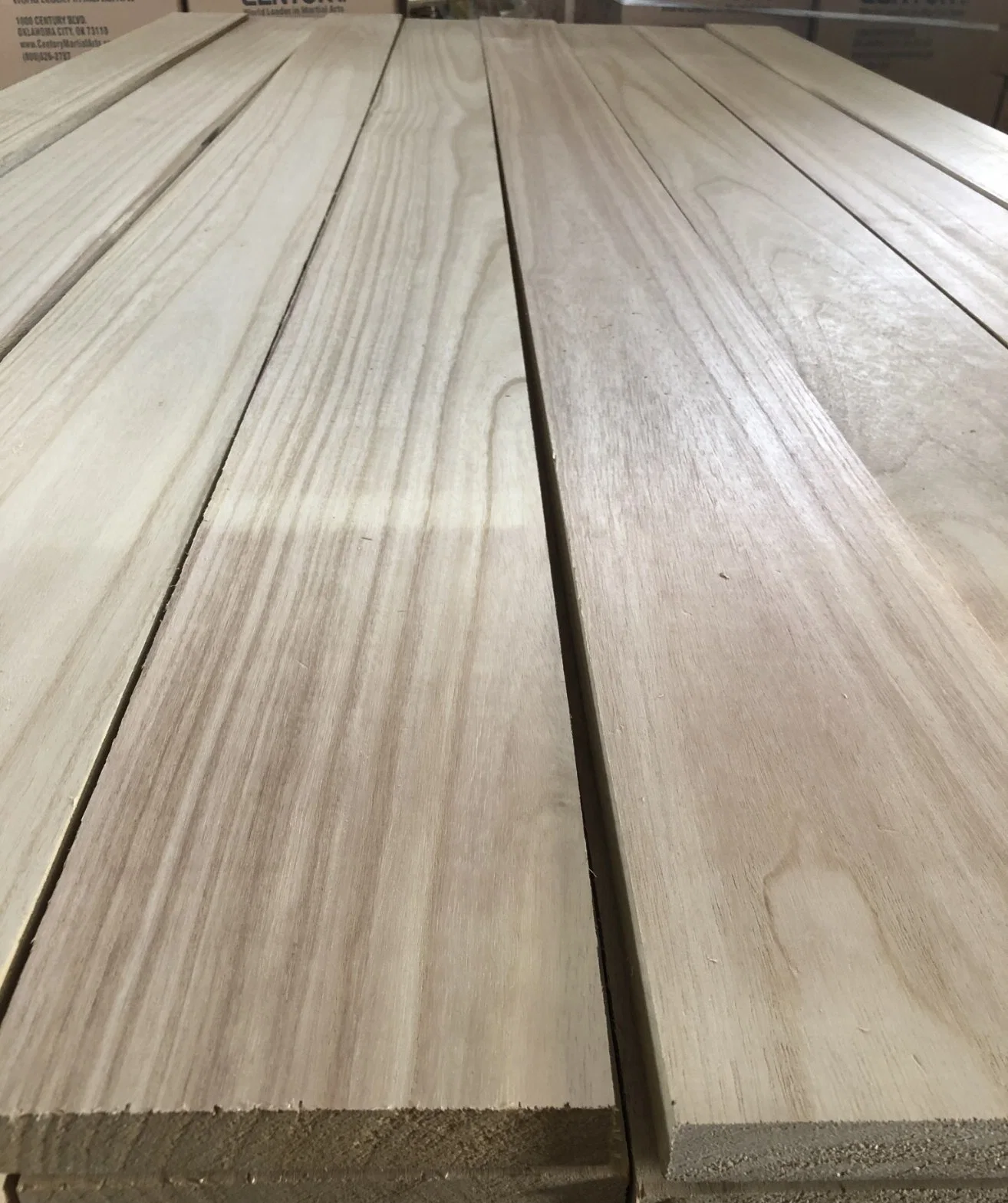 S4s del Panel de Madera de Paulownia Strip madera para los productos de madera