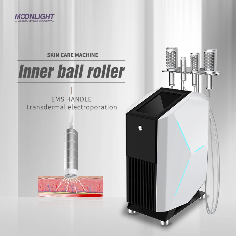 Body Slimming Inner Ball Roller Machine with 4 Handles EMS