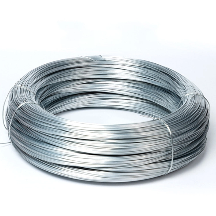 2,5 mm 6 mm Bwg21 Sch80 SS400 S235JR T345 T195 Elevador recubierto de zinc de alta resistencia galvanizado el cable de acero al carbono