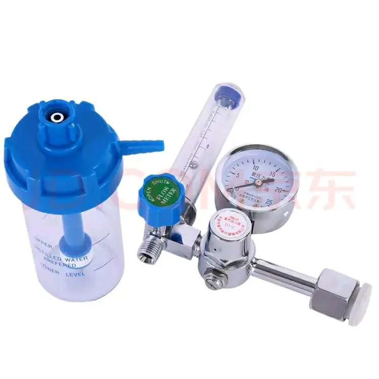 Hot Sales-Hakin Medical Oxygen Gas Regulator Inhalator with Flow Meter