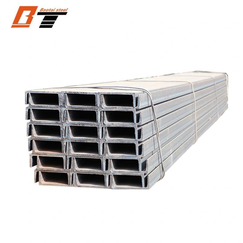 Galvanized Q235B Channel Steel S355 Carbon Steel Material with Excellent Weldability Cold Bending for Construction Machinery Auto Using