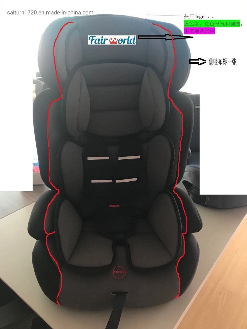 China Baby Car Seat/asiento infantil para niños de 9 mes-12año