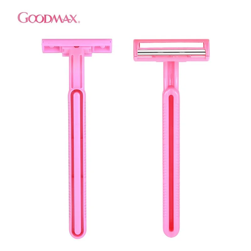 Professional Manufacturer Twin Blade Lady Disposable Razor (SL-3016L)