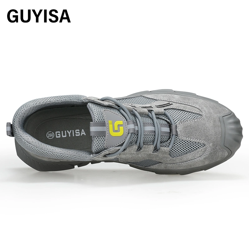 Guyisa Chaussures de sécurité pour Homme Chaussures de sécurité étanches et respirantes à bout en acier Pour le travail