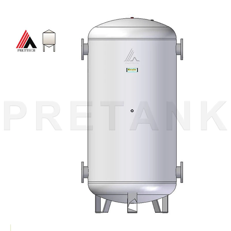 Customization Stainless Steel Mild Steel Pressure Vessel Chilled-Water Buffer Tank