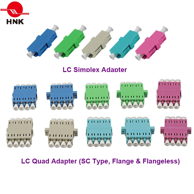 St Duplex Simplex Metal or Plastic Fiber Optic Adapter