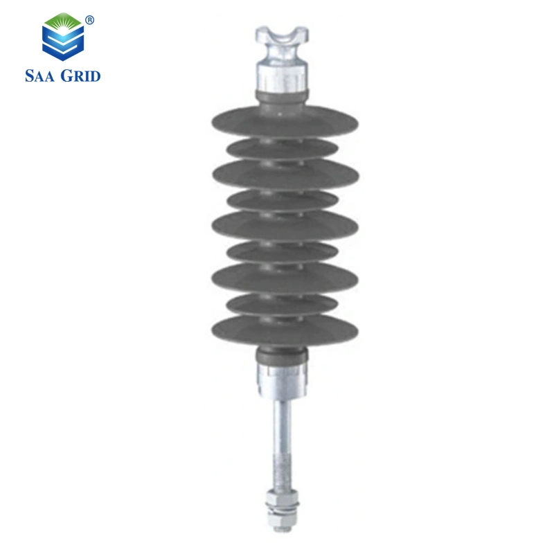 24kv Composite Suspension Insulator Polymeric Silicon Polymer Synthetic Insulator 11kv 15kv 33kv 66kv 70kn 120kn Tension Strain Long Rod Pin Line Post