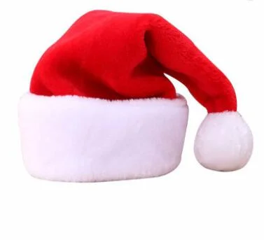 Peluche enfant adulte promotionnelle rouge et blanc personnalisé Père Noël géant Chapeau