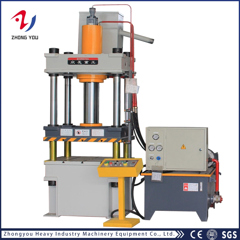 100/150/160/200 Ton 4 Colum Double Action Automatic Metal Forming Deep Drawing Hydraulic Press Machine for Bening, Stamping, Metal Embossing, Extrusion