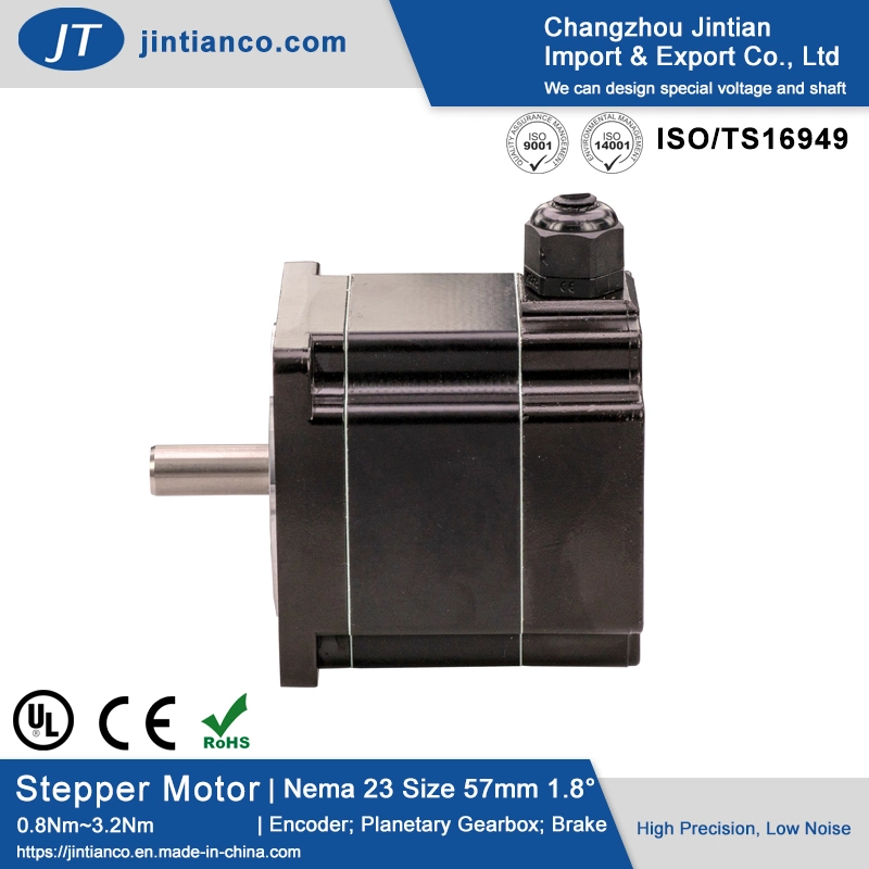 Electric 1.2 Degree NEMA 8/17/23/32 3 Phase IP65 Waterproof Bipolar Stepper Stepping Gear Motor