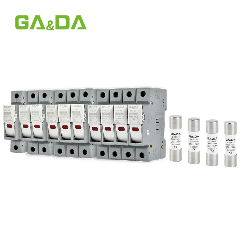 Gada Factory Manufactures 32A AC Fuse Link and Base