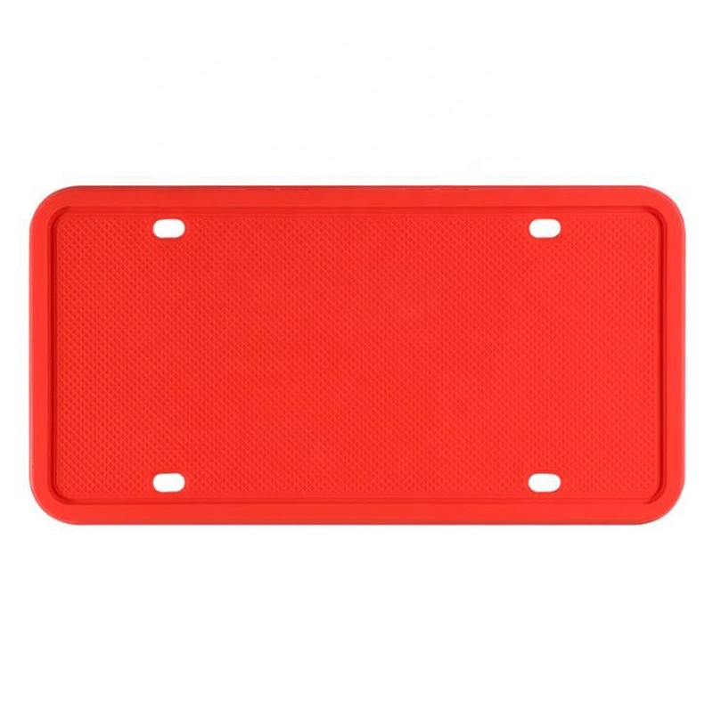 Customized Good Quality Car Silicone License Plate Frames