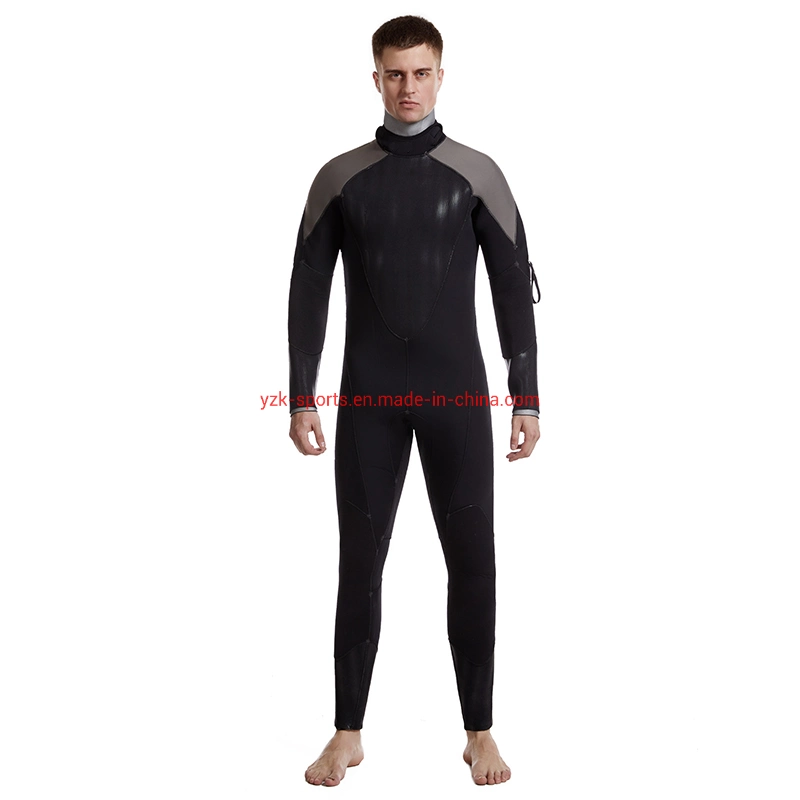 Professional 7/5mm Men Long Sleeve High Protection Neoprene Semi Dry Wetsuits