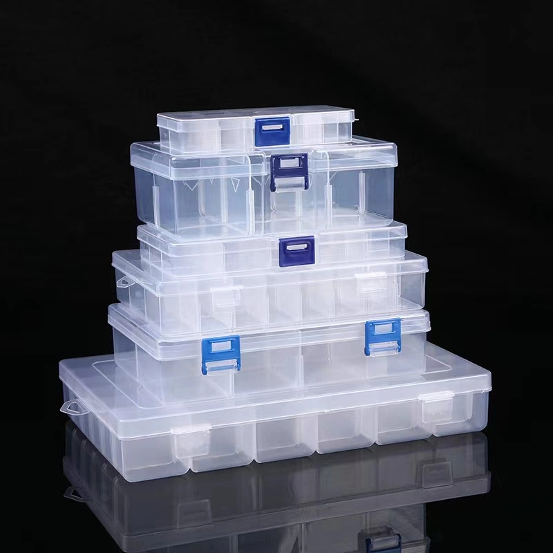 Jewelry Jewelry Earrings Sorting Plastic Partition Transparent Storage Box