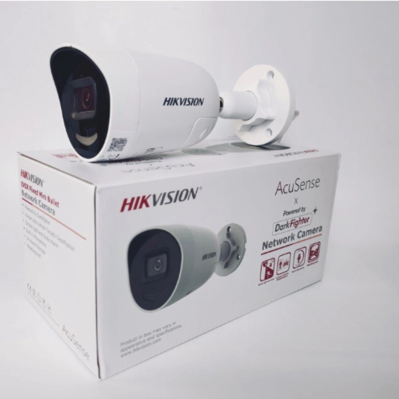 Hikvision 4K Acusense 2 Way Audio Strobe Light Ds-2CD2086g2-Iu/SL IP Camera