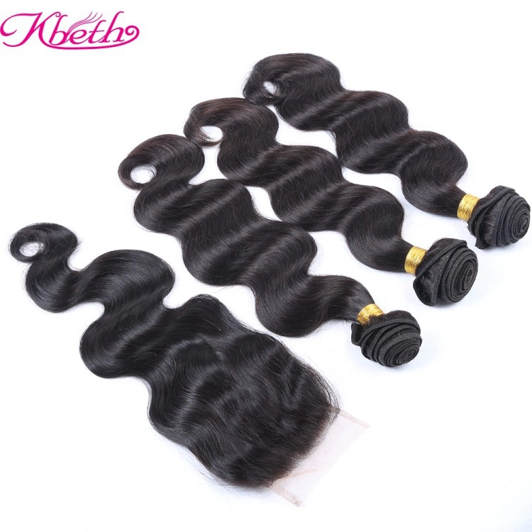 Kbeth 100% Remy Hair in Bulk Brazilian Body Wave Braiding Hair Weft