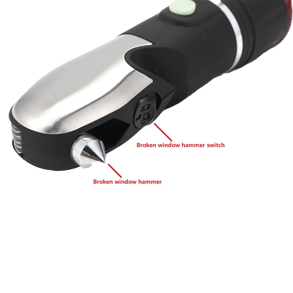 13 in 1 Multi Torch Light Flashlight with Seatbelt Cutter