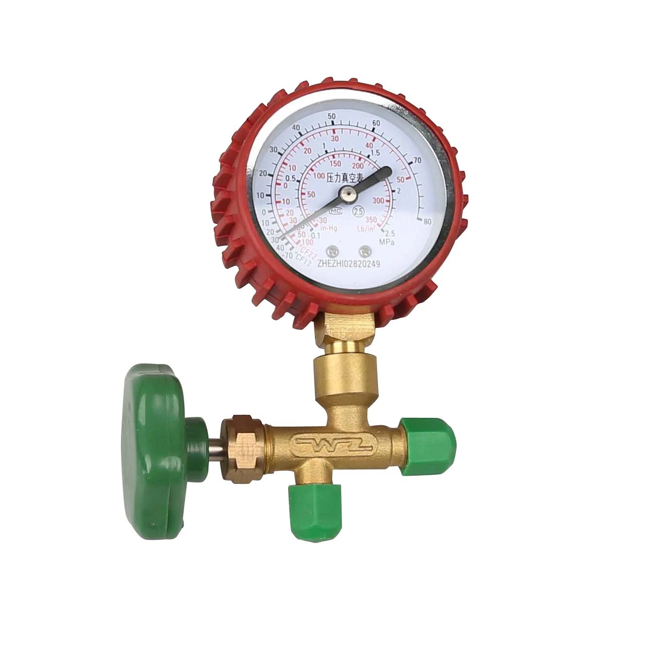 Цифровой OEM одинарной или двойной манометр хладагента коллектора манометра давления медь тип