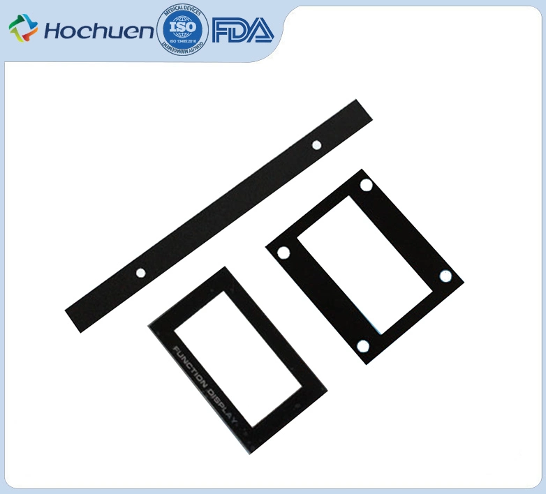 L'estampage à chaud antistatique Forme personnalisée souple Die Cut pièces PMMA PC panneau en plastique PET feuille auto-adhésif Die Disques à couper le joint