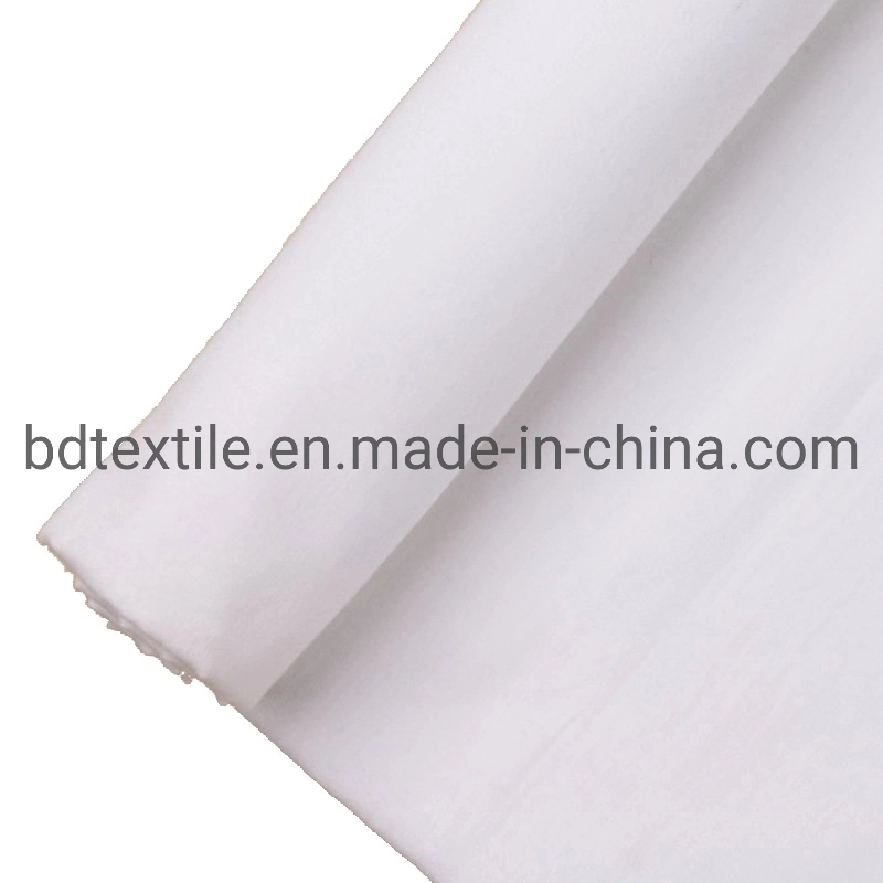 Poly Cotton Poplin Textile Fabric White Fabric for Shirt