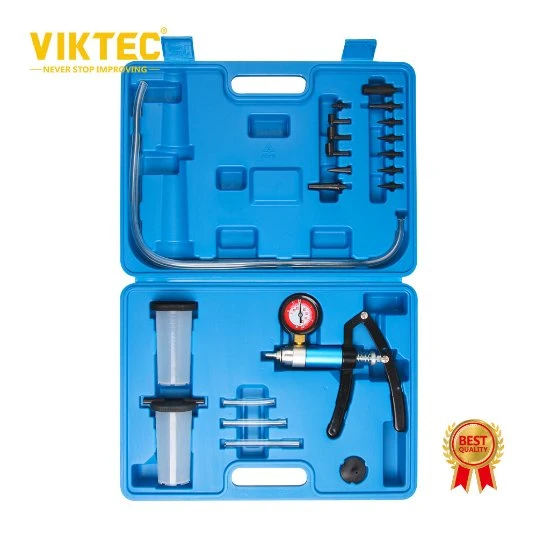 Auto Brake Tool for 21PC Hand Held Vacuum Pump and Brake Bleeding Kit