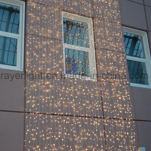 Outdoor LED Festival Christmas Hall Decorative Wedding for Building Wall LED Curtain Lights