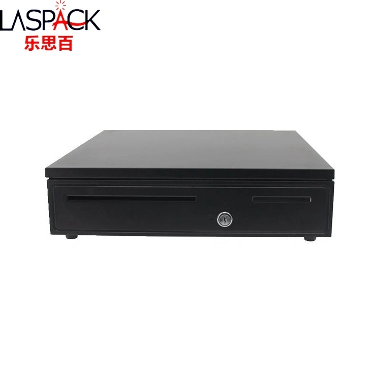 China Supplier Metal Cash Drawer Slide Series Front Lock Money Drawer 405 5bill 5 Coin Rj11 POS System Cash Drawer