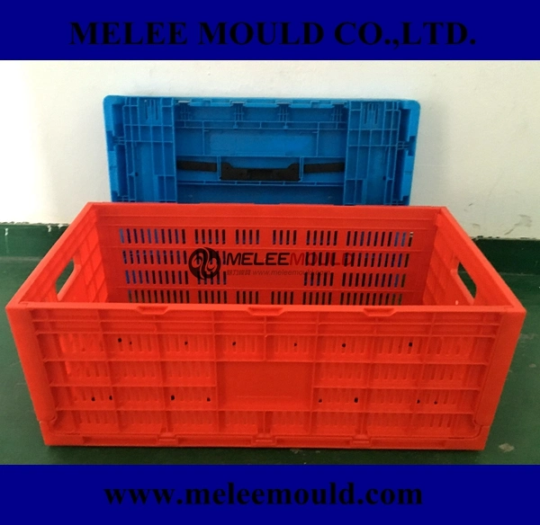 Melee Plastic Stackable Foldable Crate Mold