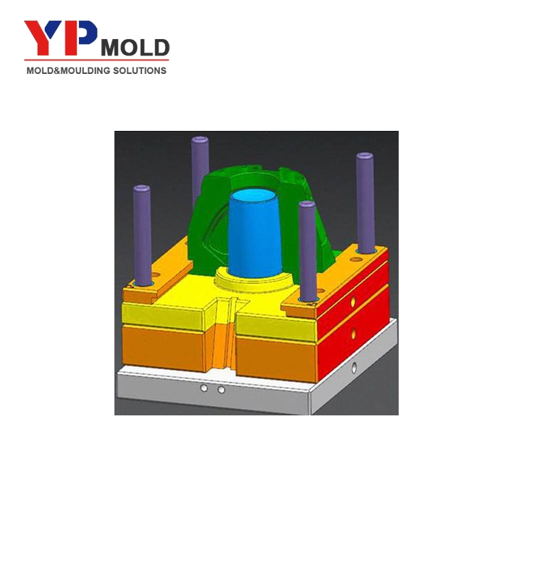 Diseño y fabricación de moldes para la Thin-Wall vasos de plástico molde taza de té de leche