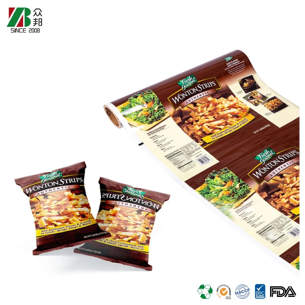 Custom Printed Plastic Food Packaging BOPP CPP Laminated Pistachios Roll Film