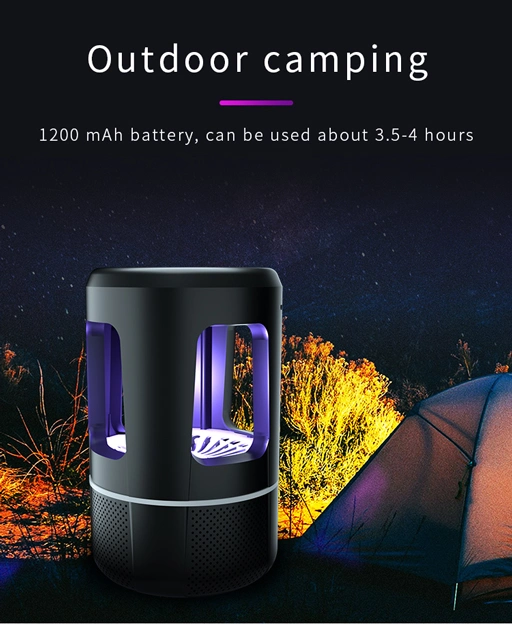 Mosquito Killer Used in Camp USB with Battery Bug Zapper, UV LED Bug Zapper, Safe and Effective