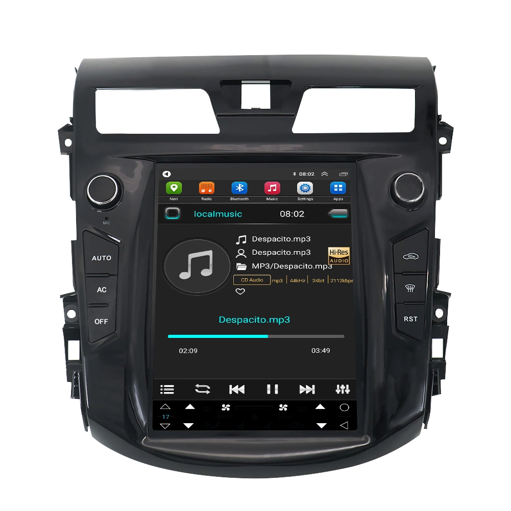 Автомобильный стерео автомобильный мультимедийный проигрыватель Android 13 для Nissan Teana 2013 2014 2015 2016 8+128 ГБ видео автомобиля