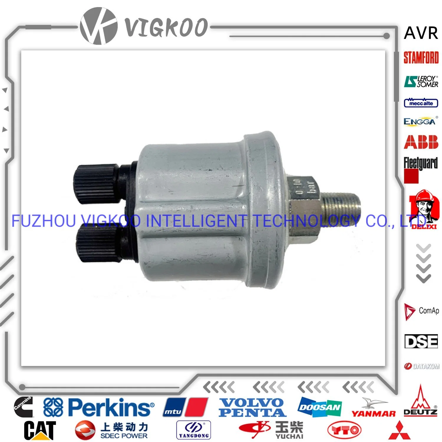 China Made 1/8NPT 1/4NPT Universal Engine Oil Pressure Sensor for Generator Set