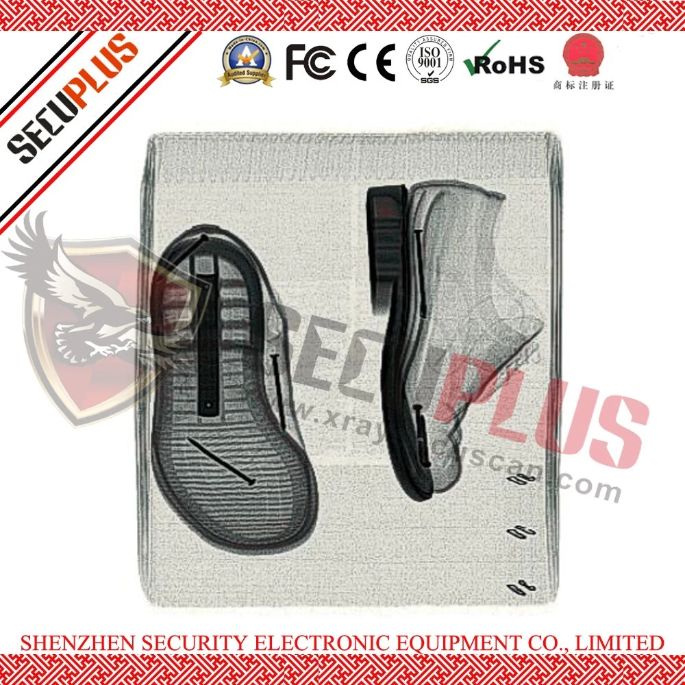 Fábrica de zapatos de rayos X del detector de metales escáner uñas SPX5030un equipaje de escáner de rayos X.