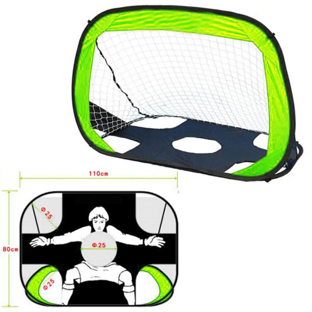 Portable Kids Soccer Goal Perfect for Indoor & Outdoor Sports and Practice Pop-up Foldable Soccer Net Outdoor Bl12969