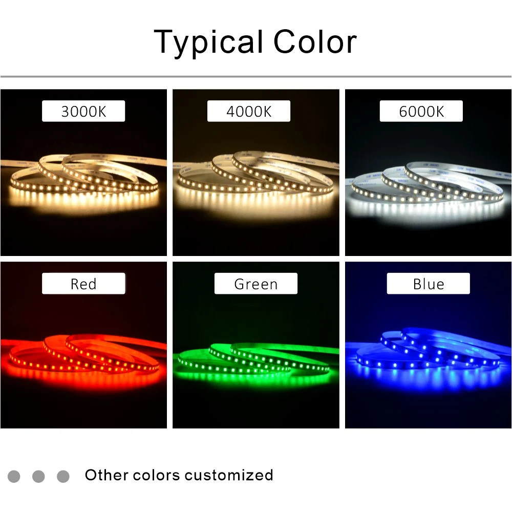 2835 5050 60/120/240 LED Meter White Color RGB Waterproof Strip Light LED