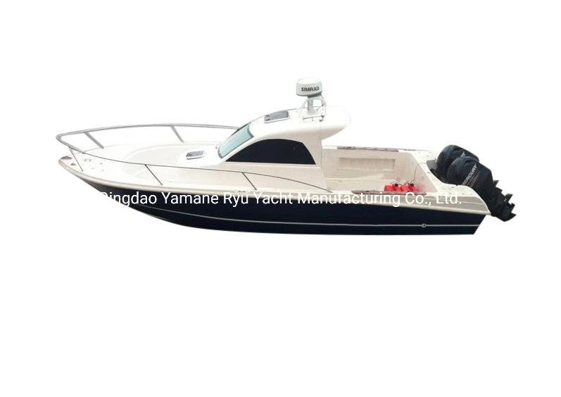 27FT con cabina/cabina de paseo Big Horsepower Hard Top Center Console Fibra de vidrio/Motor/Pesca Precio de yate para velocidad/Deporte