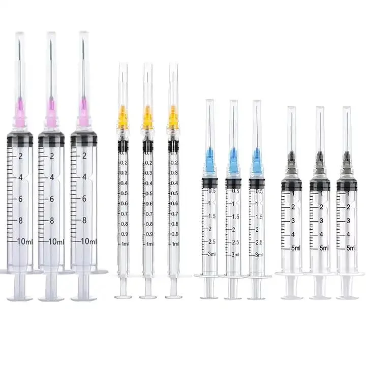 Medizinische Kunststoffspritze Medizinische Einweg-Spritze mit Nadel