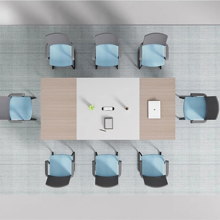 Liyu Training Tables and Chairs Boardroom Room 20 Person Meeting Modern Office Boat Shaped Conference Desks